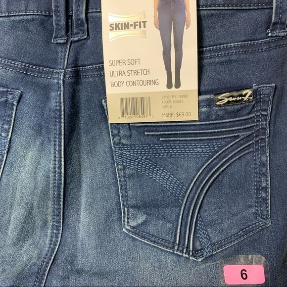 Nwt Seven7 Skin Fit High Rise Skinny Jeans - Picture 3 of 8